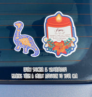 Mushroom House Sticker