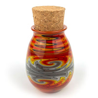 Fat Bottom - Fire Fade Linework Jar