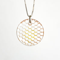 Teurfs • Circle Honeycomb Pendant