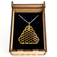 Teurfs • Triangle Honeycomb Pendant