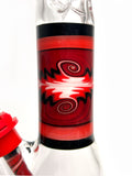 Illadelph • Red & Black Worked Beaker