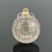 JH Glass • Geometric Dotwork Pendant Lg