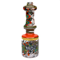 Schmitz •  Carved Wig Wag Chillum